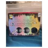 6 Set Color changing ornament Christmas lights