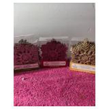 3 Bowes Of 20 Snowflake Ornaments ( 60 Count )