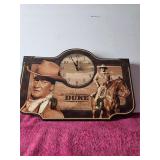 New No Package John Wayne The Duke Clock
