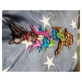 5 Piece Porcelain Deer Ornament Lot