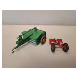 New Idea and McCormick Pull Behind Farm Implements - Pressed Steel