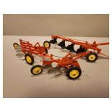 Allis Chalmers 4 Bottom Plow, Case 4 Bottom Plow, and Case 2 Bottom Plow