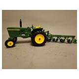 John Deere 3020 with 4 Bottom Plow - ERTL - 18'L x 6'H