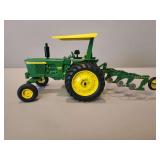 John Deere 4020 Diesel with 4 Bottom Plow - 15'L x 7'H