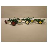 John Deere and (2) Oliver 2 Bottom Plows - 8'L