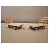 2 John Deere Hay Wagons - 12'L x 6'H