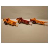 3 Minneapolis Moline Manure Spreaders - 11'L