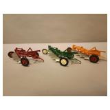 McCormick, Oliver, and Minneapolis Moline 4 Bottom Plows - 10'L