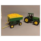 John Deere 7510 & Wagons - 2001 Farm Toy Show Edition 1 of 2500 - ERTL - 12” (each)