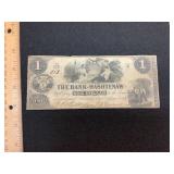 1854 Dollar Bill