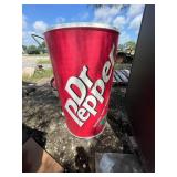 Dr Pepper Cooler on Wheels