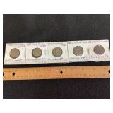 5 1868-83 US Shield Nickel (1st US nickel)