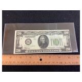 Crisp Uncirculated 1934 $20 Fed. Res. Note