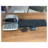 Canon Office Calculator & New HP Computer Keyboard