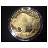 1 oz 2021 24 kt. Gold Layered Buffalo Proof Coin