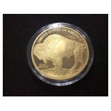 2021 24 kt. Gold Layered Buffalo Proof Coin