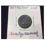 1857 Flying Eagle Cent Rare 3 yr. Issue