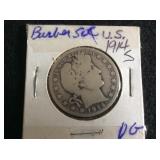 1914 S Barber $.50 VG 90% Silver