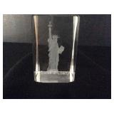 Crystal Statue of Liberty Paperweight