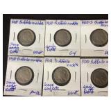 6 Early Date Buffalo Nickels 1918-1925-S