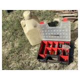 5 Gallon Plastic Container & Howak Organizer