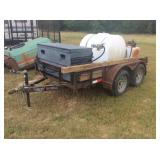 Fuel Trailer with Job Box & Water Tank.