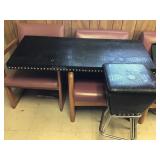 Black Bar Top and Stool