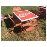 Coca Cola Table and 4 Chairs