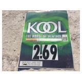 Kool Cigarettes Sign