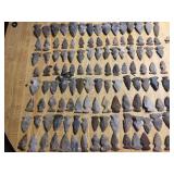 Variety of 100 Arrowheads