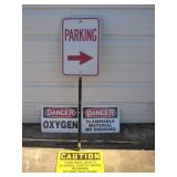 OSHA Safety & Parking Sign