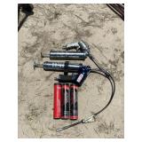 2- Pneumatic Grease Guns w/ 3 tubes of grease