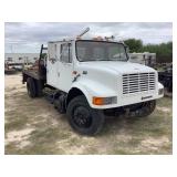 1999  International 4700 Crew Cab Winch Truck