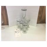 7 Frontier Beer Glasses