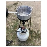 Fish Fryer w/ Propane Bottle