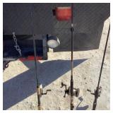 3- Fishing Poles w/ Reels