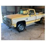 1985 CHEVROLET SILVERADO 4WD 1/2 TON W/ TITLE