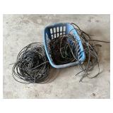 ASSORTED WIRE AND CAT 5 CABLE