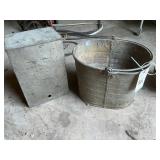 VINTAGE GALV MOP BUCKET