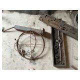 TAP AND DIE SET, JACK, (2) DRAIN SNAKES