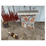 2-CUSTOM MADE CONCRETE BENCHES & MORE