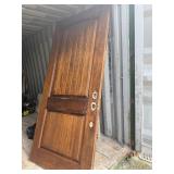 MERSANTI MAHOGANY DOOR 94" X 42"   SEE PICS