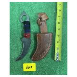 BEAUTIFUL DAMASCUS STYLE KNIFE
