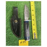 BEAUTIFUL DAMASCUS STYLE KNIFE