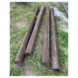 4 - 6ï¿½ STRUCTURAL PIPES 10ï¿½ LONG
