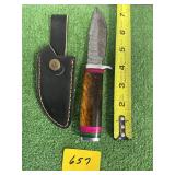 BEAUTIFUL DAMASCUS STYLE KNIFE