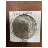 1924 PEACE DOLLAR
