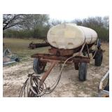 Fertilizer Applicator Supply Trailer and Tank