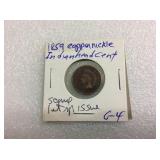 1859 copper nickel Indian head cent