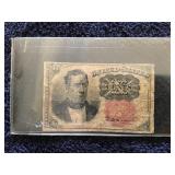 US Civil War 10 Cent Union Note